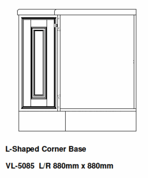 L SHAPED CORNER BASE